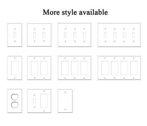 Yuatuwaw Switch Plate Double Toggle - Avocado Salad Fresh Food Vegetarian Diet Lunch