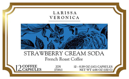 Larissa Veronica (12 575815) 3 Pack Strawberry Cream Soda French Roast Coffee (Single Serve K-Cup Pods) (Gourmet