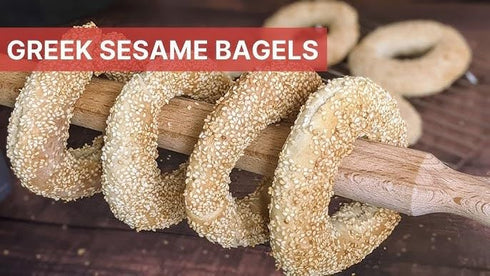 Generic Authentic Greek Sesame Bread Rings - KOULOURI THESSALONIKIS
