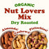1 Food to Live Organic Dry Roasted Nut Lovers Mix, Pound Oven Toasted Pistachios, Almonds and Cashews Blend. No Salt