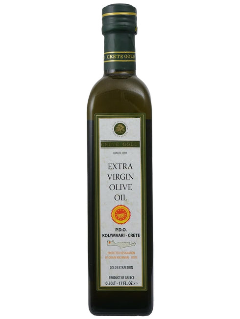 Crete Gold PDO Kolymvari 2020 Harvest Greek Extra Virgin Olive Oil - 0.5 Liter