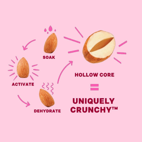4oz (2 Pack, Daily Crunch Sprouted Cashews and Dehydrated nuts for a Unique Crunch, Keto Friendly, Non-GMO Zero Seed