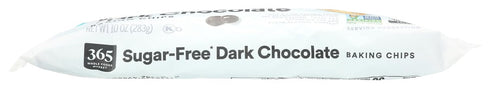 365 10 by Whole Foods Market, Sugar-Free Dark Chocolate Baking Chips, Ounce