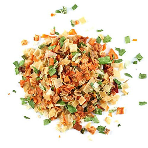 1 POUND-Vegetable Soup Blend Dried Dehydrated Vegetable Flakes-To Make Ramen Noodle Soup-Dehydrated Onion, Carrot