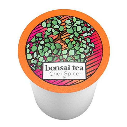 Bonsai Tea Co. 2.0, 100 Count Chai Spice, Compatible with K Cup Brewers Including
