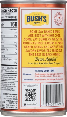 28 oz (Pack 4) Bush's Best Boston Recipe Baked Beans