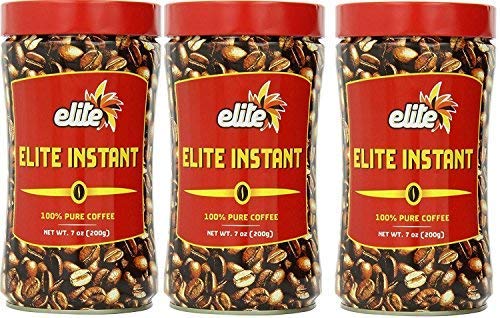 Elite Instant Coffee, 7oz (3 Pack) | Kosher for Passover, Rich &