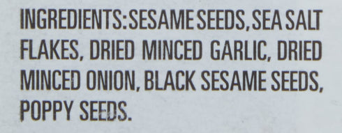 Trader Joe's. 2.3 oz, Pack 1 Trader Joe's Everything but the Bagel Sesame Seasoning Blend