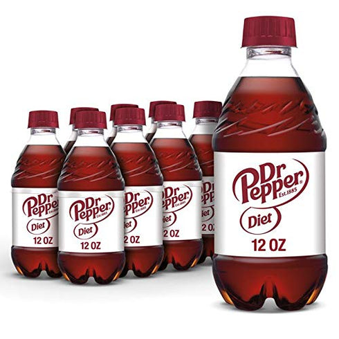 dr Diet Pepper Soda, 12 oz, 8pk