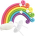Rainbow Cake Topper Cupcake Pick - Wedding Birthday Party Favor Dessert Rainbow Design Cake Pick