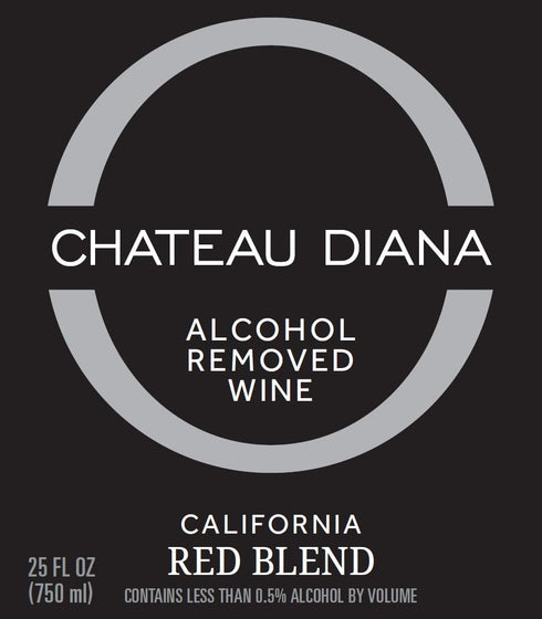 (3x 750) Chateau Diana Zero - Alcohol Removed Red Wine