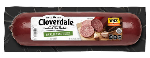 Cloverdale Tangy Summer Sausage 28 Ounce Gluten-Free, No Added MSG Summer Sausage,