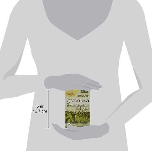 Uncle Lee's Tea Organic Decaf Green Tea, 18 Tea Bags per Box, 100% Natural Premium Green Tea Bags, Enjoy Hot or Iced
