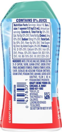 1.62 oz (Pack 3) Crystal Light Liquid Strawberry Pineapple Refresh Naturally Flavored Drink Mix with Caffeine, fl