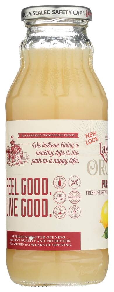 12.5 LAKEWOOD JUICE LEMON PURE ORG, FO by Lakewood