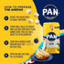 (2 lb 3.27 Oz) (2.2 lb) Pack 1 P.A.N. Pre-cooked Gluten Free Corn Meal Bundle - White and Yellow Kosher Flour