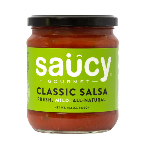 Pack 15.5 oz 4-Pack Saucy Gourmet Salsa Variety - Chef-Crafted Premium Mexican Salsas (Classic, Chipotle, Habanero