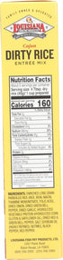 8.0 oz Louisiana Fish Fry Dirty Rice Entree Mix box