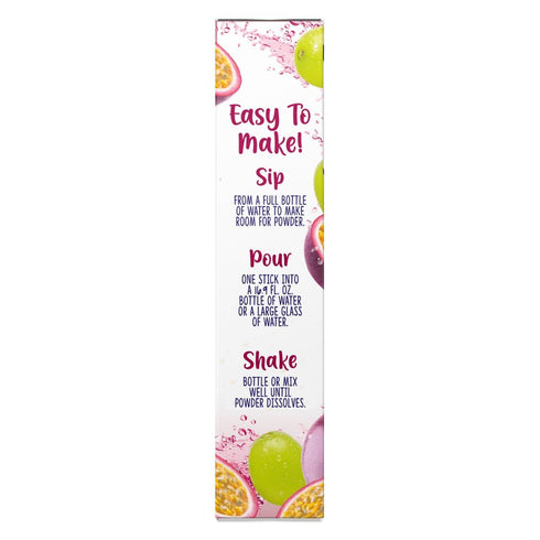36 0.53 (Pack 6) SINGLES TO GO! Welch's Drink Mix Passion Fruit, Servings - Ounce