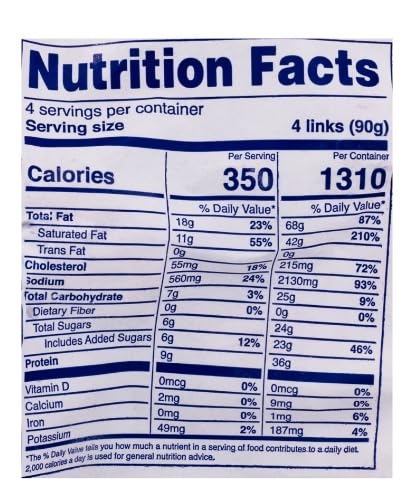 12 oz (2 Packs), 18 pack, Chorizo de Cebu, pcs per Filipino Foods