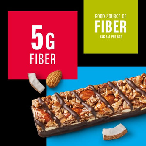 3g 12 Count KIND Healthy Snacks Bars, Dark Chocolate Almond Coconut, Gluten Free, High Fiber Snacks, Protein