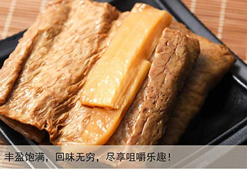 250g 250 Mushroomstorm Spicy Dried Tofu with Bamboo Shipping from California, U.S.