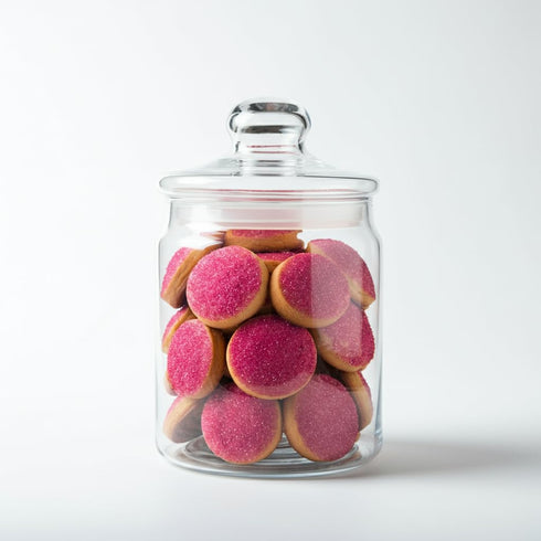 5 Bakerpan Pink Sanding Sugar for Baking & Cookie Decorating - Ounce Edible Pink Sugar Sprinkles for Cookies, Cakes