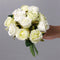 Hcclijo Wedding Bouquet Bridesmaid Bouquet Flowers Rayon Flowers 12 Head Rose Bouquet Wedding