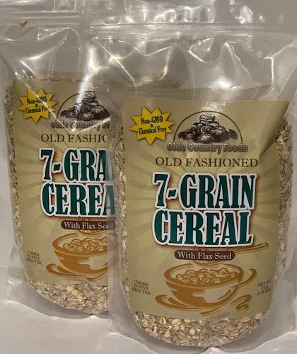 Olde Country Foods Old Fashioned 7 Grain Cereal with Flax Seed 6 Pounds (2x3 Pound)