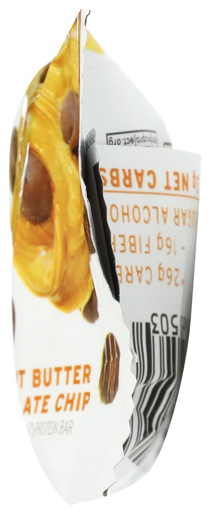 No Cow Bar 1 (ONLY BAR) Peanut Butter Chocolate Chip Bar