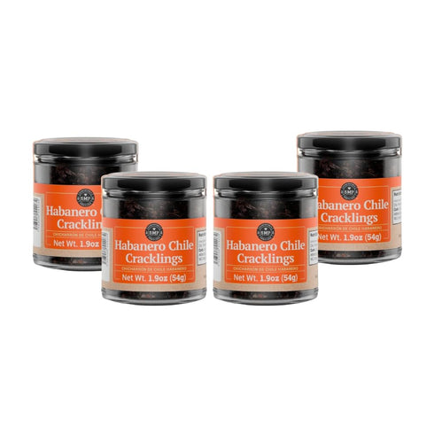 Pack of 4 - SMP Habanero Chile Cracklings - Crispy Fried Habanero