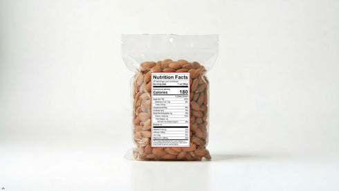 3LB Almonds by ZANOON Raw, Large California Almonds, High Protein & Vitamin E, Gluten-Free, Kosher, Vegan, Unsalted