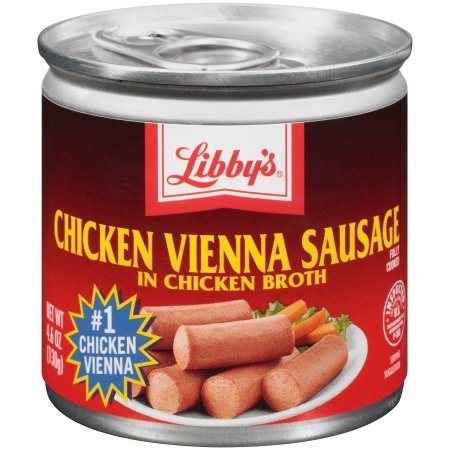Libby's Vienna Sausage in Chicken Broth 4.6 oz. Can (8 Cans)