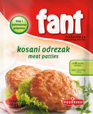 Podravka Fant Seasoning Mix for Meat Patties, 3.2oz
