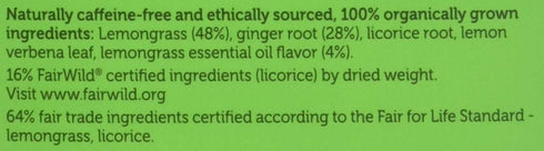 PUKKA Organic Ginger Lemongrass Tea, 20 CT