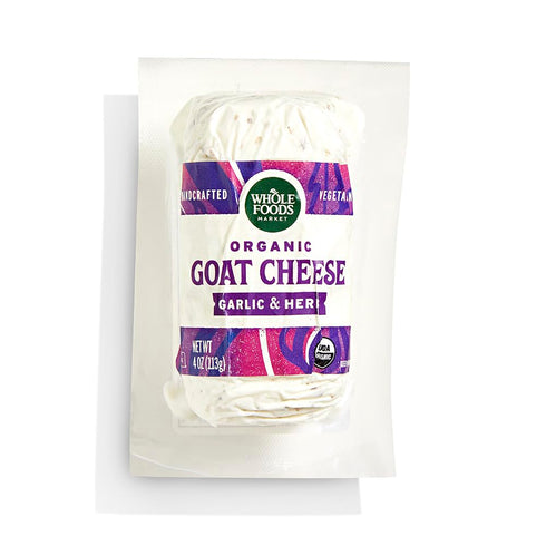 Whole Foods Market, Organic Goat Cheese Garlic & Herbs, 4 oz