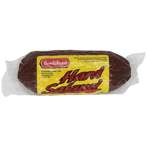Bridgeford Meats , Salami Hard, 12 Ounce