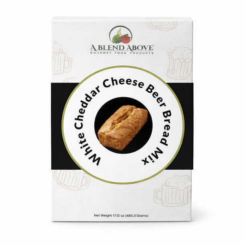 A Blend Above White Cheddar Cheese Beer Bread Mix, Low Sodium, No