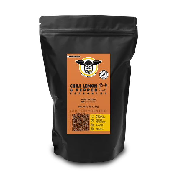 mr wings Chili & Lemon Pepper Seasoning 1kg. Perfect marinade to instantly upgrade your