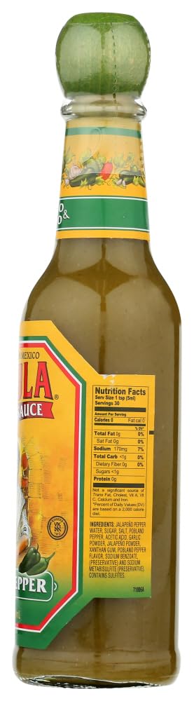 5 Oz Set 2 Cholula Green Pepper Hot Sauce Fl