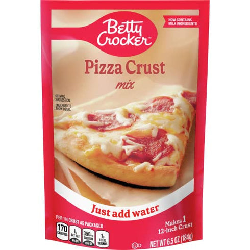 6.5 oz (12 pack) Betty Crocker Pizza Crust Mix