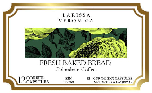 Larissa Veronica (12 572763) 3 Pack Fresh Baked Bread Colombian Coffee (Single Serve K-Cup Pods) (Gourmet, Naturally
