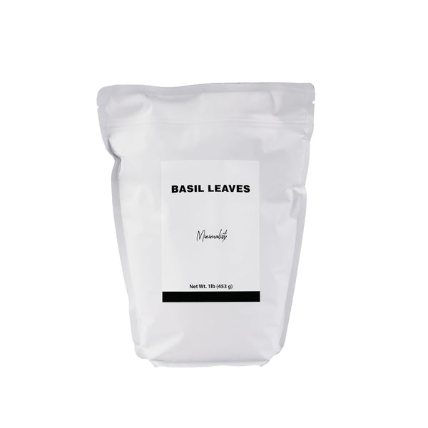 Minimalist Basil Leaves, Perfect for Cooking and Seasoning, Packaged for Convenience in