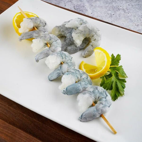 Generic Frozen Raw Shrimp , Peeled & Deveined, Tail-Off, Shrimp, Premium Quality Seafood for Cooking, Grilling