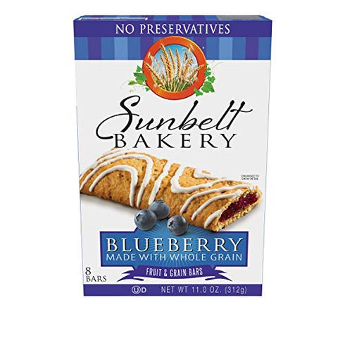 4 Pack, (32 Bars),8 Count (Pack 4) Sunbelt Bakery Fruit & Grain Cereal Bars, Flavor Variety No Preservatives