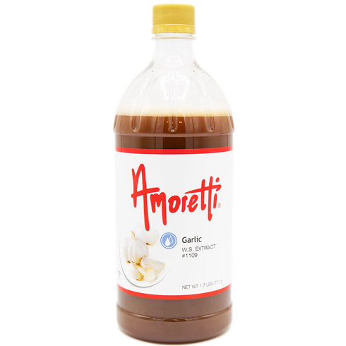 2 oz Amoretti - Garlic Extract Water Soluble - Highly Concentrated & Perfect For Pastry, Savory, Brewing, and more