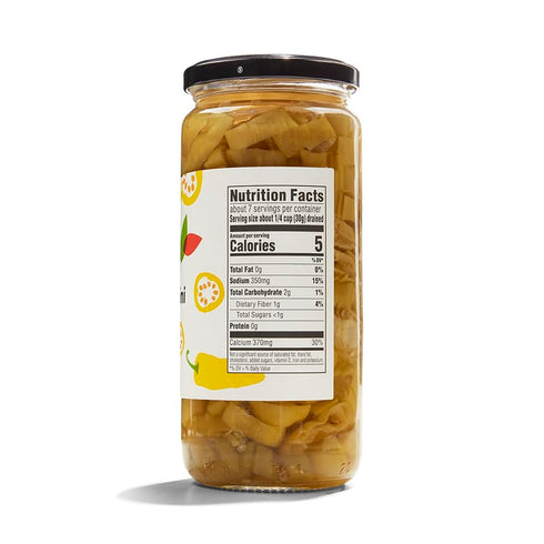 365 15.5 by Whole Foods Market, Organic Golden Pepperoncini, Sliced, Ounce