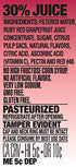 10 Oz (Pack 12) Langer's Ruby Red Grapefruit Juice Cocktail, Fl