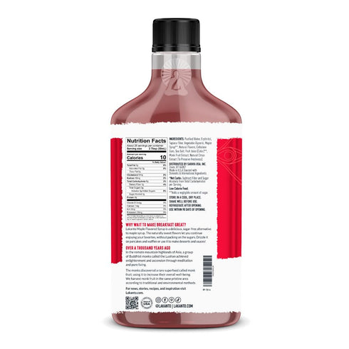 1g (13 oz Pack 3) Lakanto Sugar Free Maple Syrup - Monk Fruit Sweetener, Keto Diet Friendly, Vegan, Net Carbs