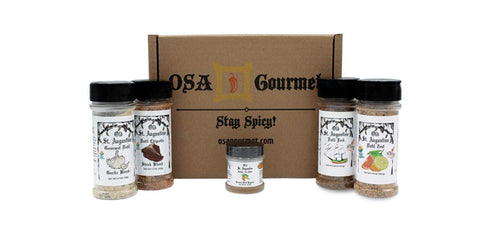 Spice Lovers Gift Box, Includes Datil Zest Spices, Datil Jerk Seasoning, Datil
